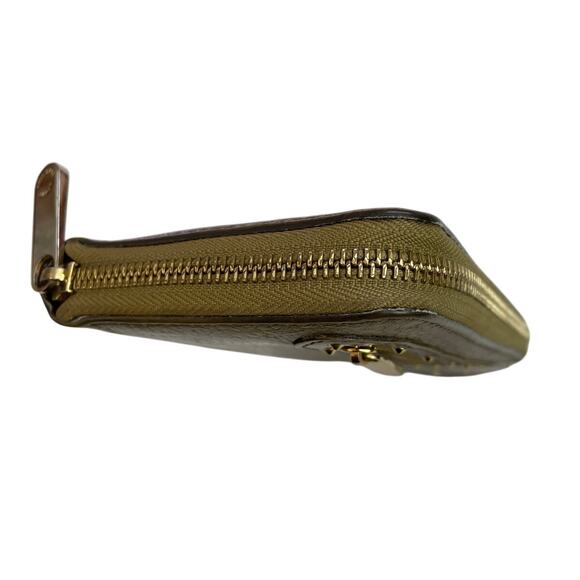 LOUIS VUITTON SUHALI Long Bronze Zippy Metallic Wallet Dust Bag EUC - Picture 10 of 15